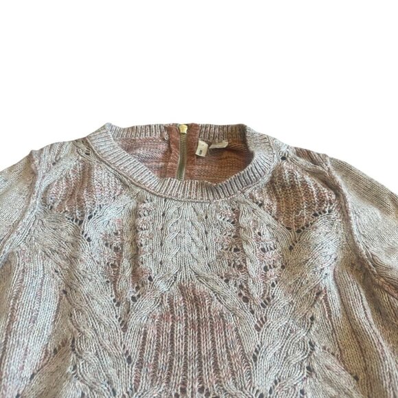 Moth Anthropologie Anita Swing Top Sweater Loose Weave Flowy Boho Size Small - Picture 4 of 14